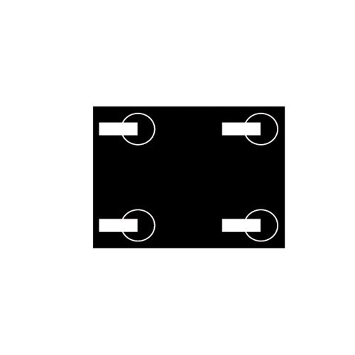 4 Lenkrollen anstatt 2 Lenk- und 2 Bockrollen