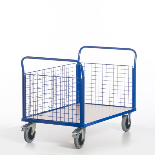 Gitter-Dreiwandwagen