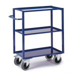 Hoher Tischwagen Blechwanne (3 Etagen)