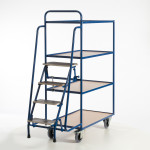 Tischwagen mit 4 Trittstufen (4 Etagen)