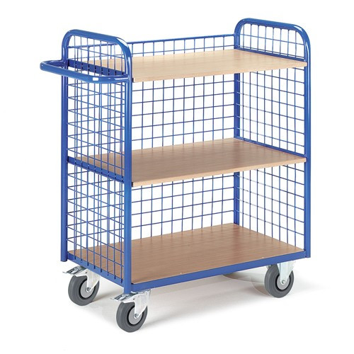 Etagenwagen 3 Gitterwände