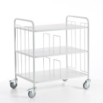 Bürowagen doppelseitig mit Trenngittern