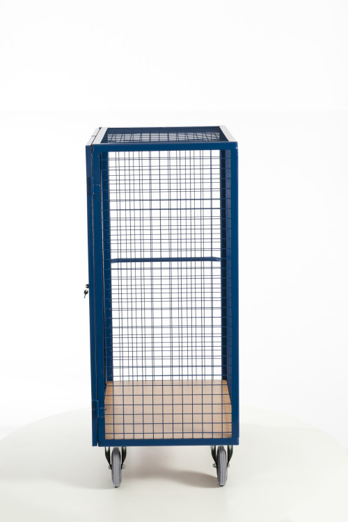 Gitter-Schrankwagen mit Zylinderschloss