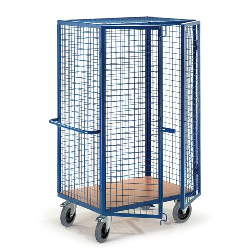 Gitter-Schrankwagen mit Stangenverschluss