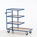 Kommissionierwagen Holzladeflächen