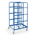 Kommissionierwagen 4 doppelseitige Ladeflächen