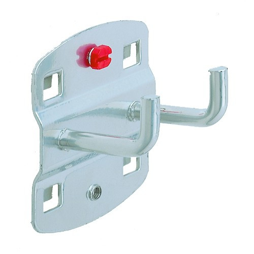 Doppelter Werkzeughalter mit senkrechtem Hakenende