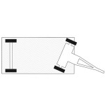 Schwerlast-Industrieanhänger mit 1-Achs-Drehschemel-Lenkung (5t)