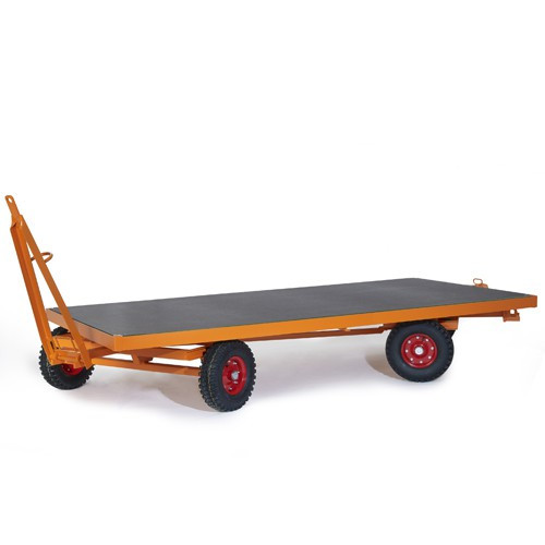Schwerlast-Industrieanhänger mit 2-Achs-Drehschemel-Lenkung (3t)