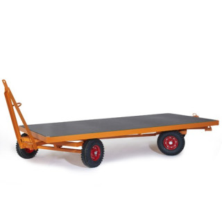 Schwerlast-Industrieanhänger mit 2-Achs-Drehschemel-Lenkung (2t)