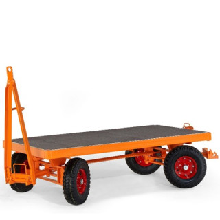 Schwerlast-Industrie-Anhänger mit 4-Rad-Achsschenkel-Lenkung (2t)