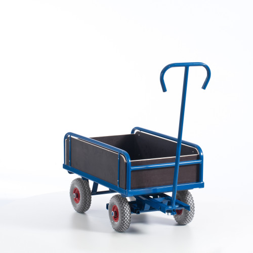 2-Achs Handkarre mit Bordwand