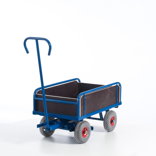 2-Achs Handkarre mit Bordwand