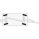 Schwerlast-Industrie-Anhänger mit 4-Rad-Achsschenkel-Lenkung (3t)