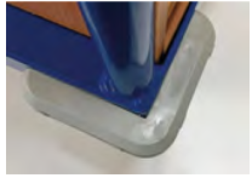 4 Stück Eckpuffer 90x90x20mm